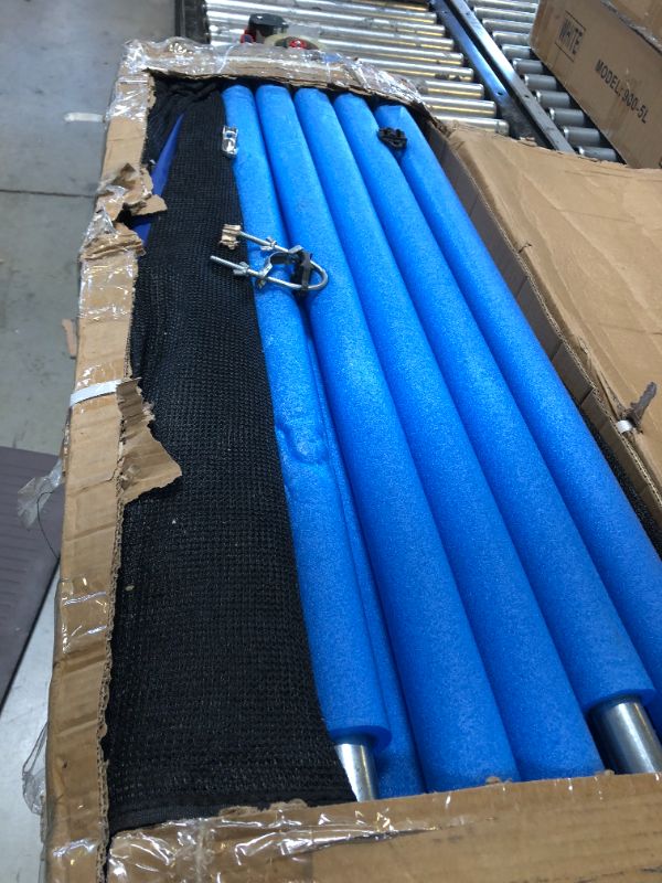 Photo 1 of 8 Pole Trampoline Enclosure System that goes on the outside of the frame, for 15ft Trampoline Frame that has 4 U-legs **TRAMPOLINE NOT INCLUDED **
