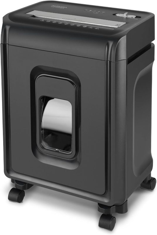 Photo 1 of Aurora AU1085MA High-Security 10-Sheet Micro-Cut Paper and Credit Card Shredder with 4-Gallon Pullout Wastebasket/ 20 min Run Time
