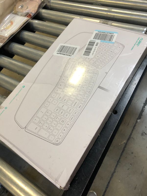 Photo 1 of Nulea Ergonomic Keyboard, Wired Split Keyboard with Pillowed Wrist and Palm Support, Featuring Dual USB Ports, Natural Typing Keyboard for Carpal Tunnel, Compatible with Windows/Mac