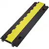 Photo 1 of Cable Protector Ramp 2 Channel 22000 lbs. Load Traffic Speed Bump 36.14 x 9.84 in. with Flip-Open Top Cover for Driveway
