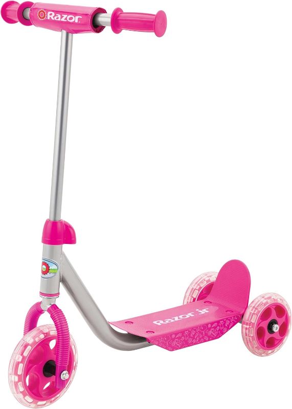 Photo 1 of Razor Jr. Lil’ Kick – 3-Wheel Kick Scooter for Younger Children (Ages 3+), Max Rider Weight 44 lb (20 kg)
