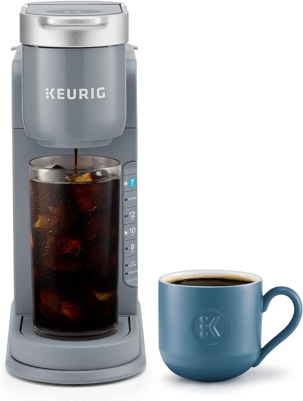 Photo 1 of Keurig K-Iced Single Serve Coffee Maker - Brews Hot and Cold - Gray
