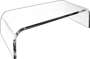 Photo 1 of AMT Premium Acrylic Clear Monitor Riser Laptop/PC/Multimedia Monitor Stand for Home Office