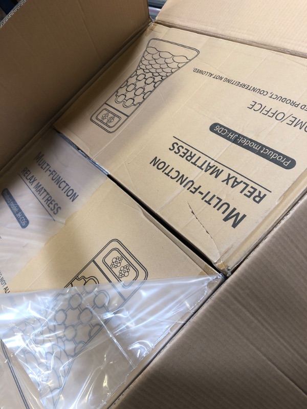 Photo 1 of TrelaCo 2 Pcs Full Body Massage Mat with Heat, 10 Motors Vibrating Massage Pad with Shiatsu Neck Massage Cushion Foldable Full Body Massager for Back Waist Pain Relief Gift for Men Women, 67'' x 24''