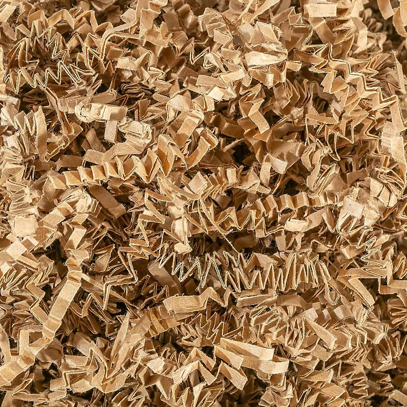 Photo 1 of AVIDITI Shipping & Packing Tissue Paper  | Crinkle Cut Paper Shred for Packing, Moving and Storage- brown 