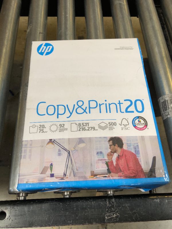 Photo 2 of HP Printer Paper | 8.5 x 11 Paper | Copy &Print 20 lb | 1 Ream Case - 500 Sheets| 92 Bright | Made in USA - FSC Certified | 200060
