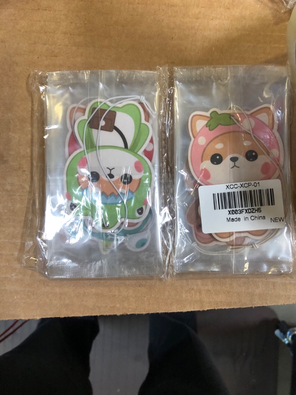 Photo 2 of Car Air Fresheners, Bouroki Car Accessories Cute Cartoon Shiba Inu Series Car Decor Hanging Scents Fresheners Automotive Interior Room Decor for Christmas Gift 6Pcs 2 pack