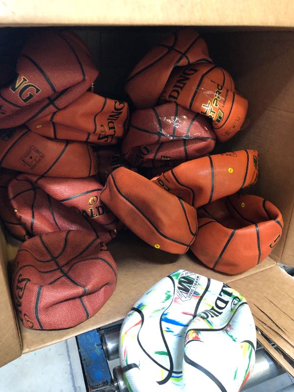 Photo 1 of INFLATABLE BASKETBALLS BOX LOT -- NO RETURNS 