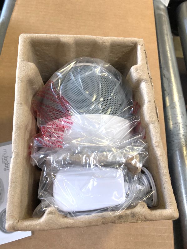 Photo 2 of MyBaby, SoundSpa Lullaby - Sounds & Projection, Plays 6 Sounds & Lullabies, Image Projector Featuring Diverse Scenes, Auto-Off Timer Perfect for Naptime, Powered by an AC Adapter, by HoMedics White/Grey