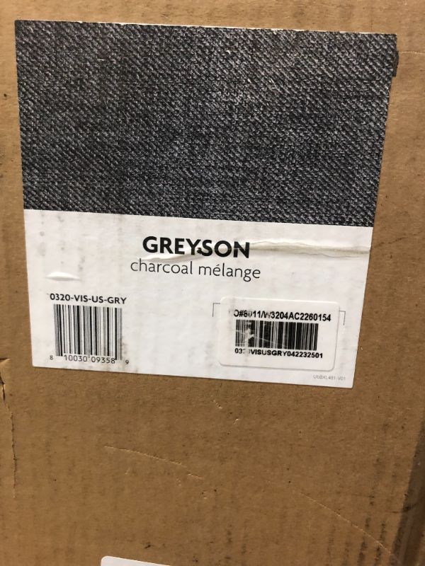 Photo 3 of Vista V2 Stroller - Greyson (Charcoal Melange/Carbon/Saddle Leather) charcoal GREYSON