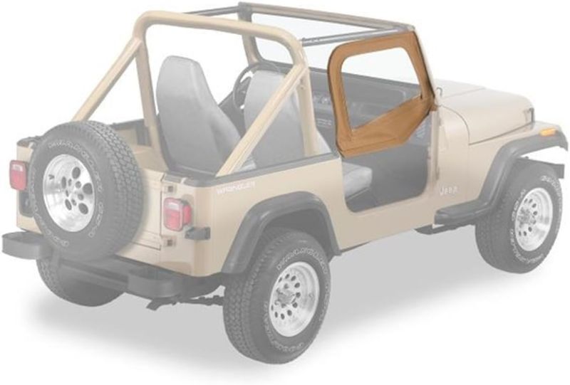 Photo 1 of Bestop 5312137 Spice Fabric Door Skins for 1997-2006 Wrangler