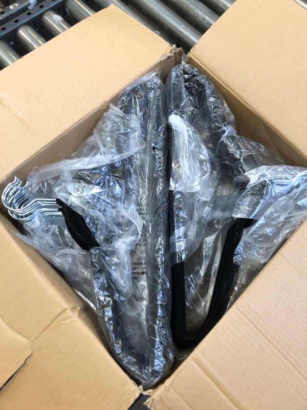 Photo 1 of 20 PACK BLACK HANGERS 