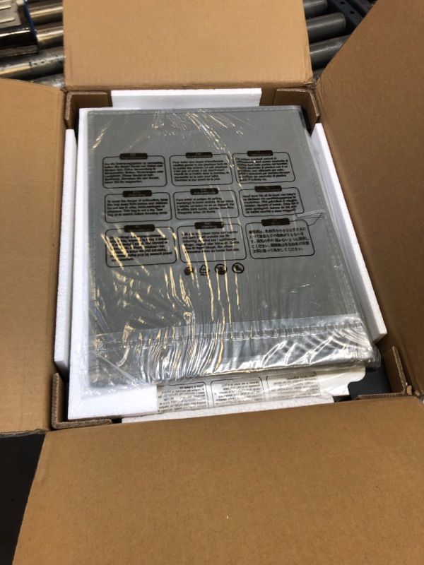 Photo 1 of VASAGLE Nightstand, Bedside Table Small Dresser with Removable Fabric Drawers, End Table Side Table, Bedroom Furniture, Night Stand for Bedroom, Office, Cloud White and Dove Gray 1 Cloud White + Dove Gray