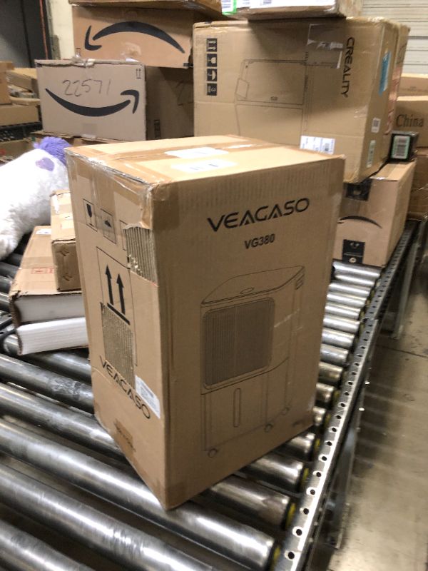 Photo 3 of 30 Pint Dehumidifiers for Home with Drain Hose, VEAGASO 2,500 Sq.Ft Dehumidifier for Basement, Large Room, Bathroom, Three Operation Modes, Intelligent Humidity Control, Dry Clothes, 24HR Timer