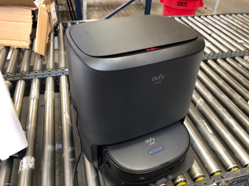 Photo 2 of eufy X9 Pro CleanerBot with MopMaster Adaptive Pressure Cleaning, 2 Rotating Mops, Carpet Detection with 12 mm Auto-Lifting Mops, Auto-Clean Station, 5,500 Pa Suction, and AI Obstacle Avoidance
