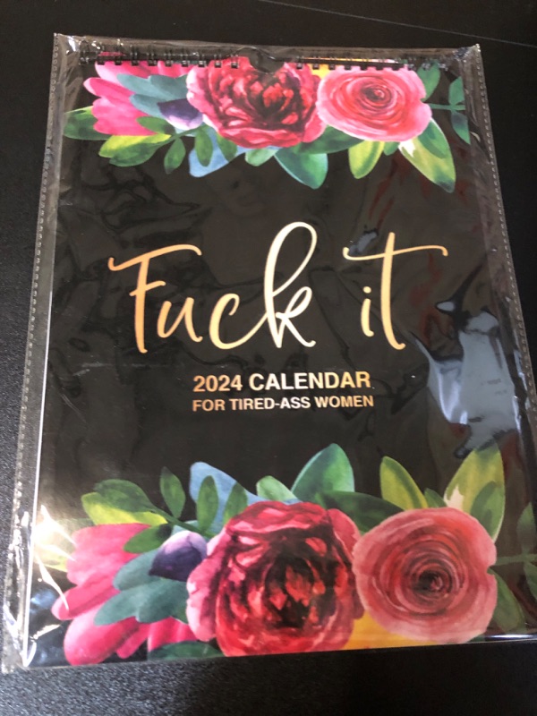 Photo 2 of 2024 Calendar for Tired-Ass Women, Wall Calendar for Tired, 2024 Tired Women Calendar, Fu-ck It Calendar,Funny Word Planner Monthly Calendar