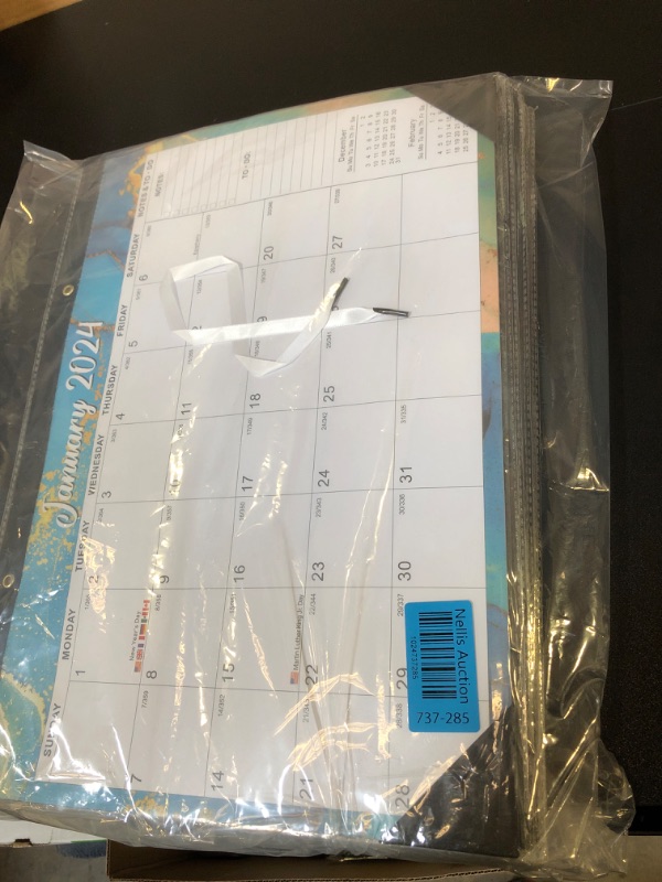 Photo 3 of Desk Calendar 2024, Ageplace Wall Calendar Jan. 2024 - Jun. 2025 Large Planning Calendars 17" X 12 "Six Elements Blotter Paper With Holidays and Vacation Reminders, Good for Keeping Important Dates And Plans, Suitable for Home School Classroom Office BUND