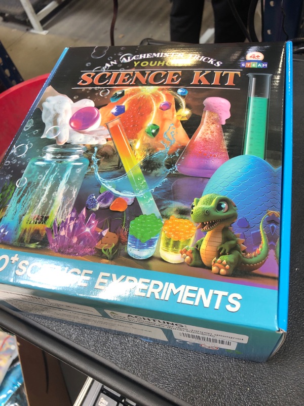 Photo 2 of 260+ Science Experiments - Over 120 pcs Science Kits for Kids Age 5-7-9-12, Boys Girls Pre School Chemistry Set & STEM Learning Educational Toys, Birthday Gifts Christmas Stocking Stuffers for Kids
