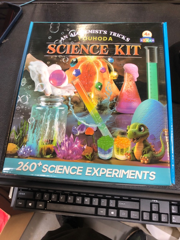 Photo 2 of 260+ Science Experiments - Over 120 pcs Science Kits for Kids Age 5-7-9-12, Boys Girls Pre School Chemistry Set & STEM Learning Educational Toys, Birthday Gifts Christmas Stocking Stuffers for Kids
