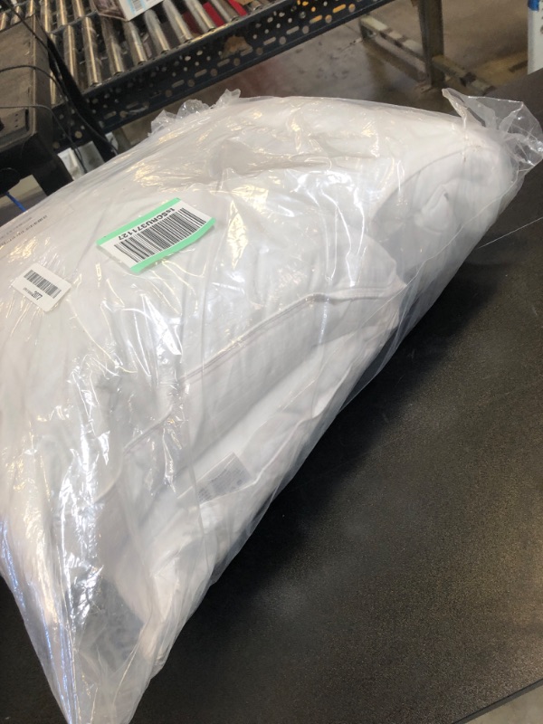 Photo 3 of Mediflow First & Original Water Pillow, White & Quilted Pillow Protector: Get Zippered Protection from dust and allergens and add a Layer of Luxury and Comfort to Any Pillow Single pack Pillow + Quilted Pillow Protector