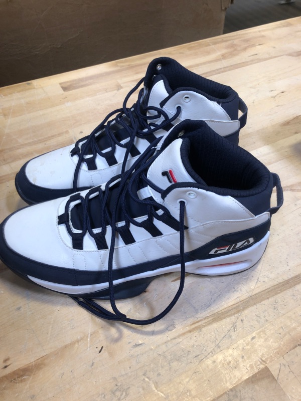 Photo 1 of MENS SHOES WHITE NAVY SIZE 10.5