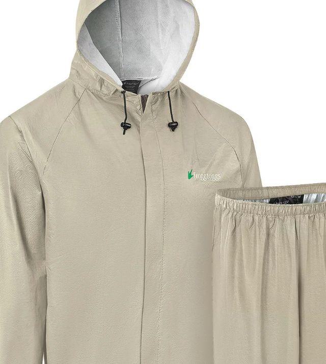 Photo 1 of FROGG TOGGS Men's Ultra-Lite2 Waterproof Breathable Rain Suit Khaki XL