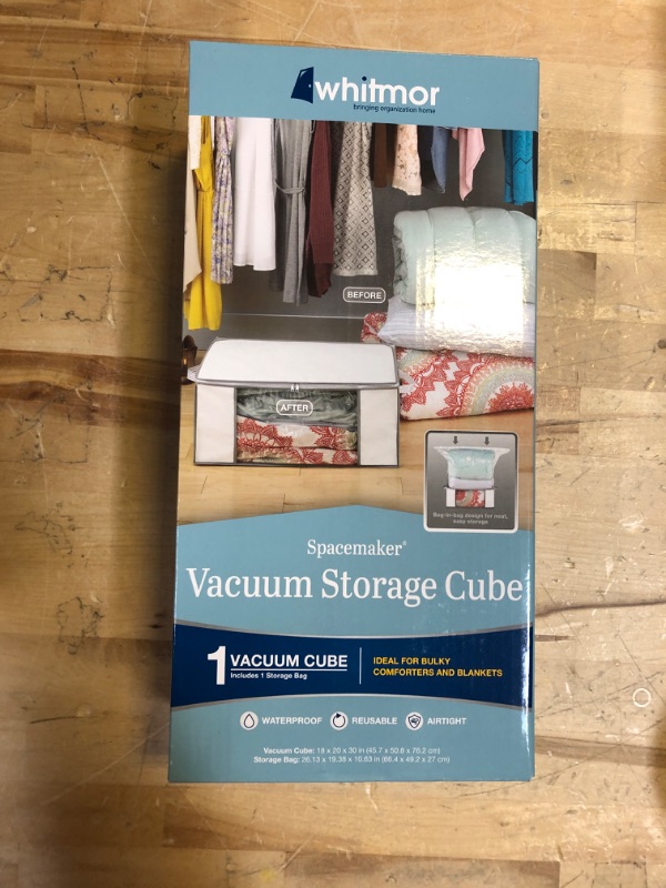 Photo 1 of Whitmor Vacuum Storage Bags - Vacuum-Seal Storage Bag
