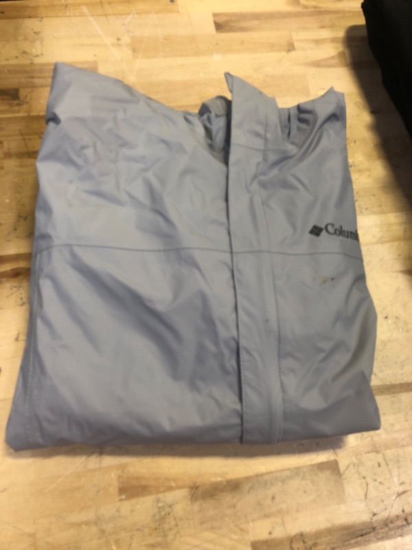 Photo 1 of COLUMBIA GREY WINDBREAKER SIZE M 