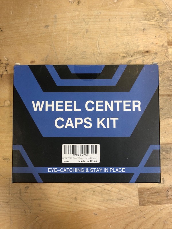 Photo 2 of KENPENRI Aerodynamic Wheel Cap Kit Compatible with Tesla 3, Y, S & X - 4 x Center Cap Set & 20 Wheel Lug Nut Cover - Matte Black