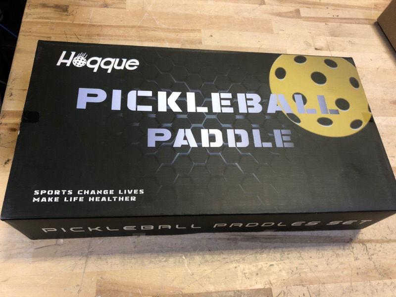 Photo 1 of FACTORY SEALED //  HOQQUE PICKLEBALL PADDLE SET 