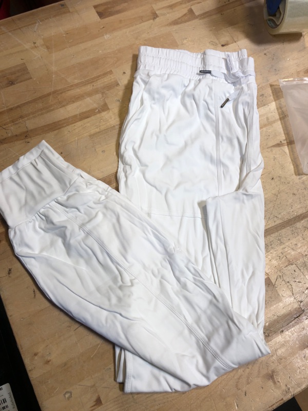 Photo 1 of WOMENS JOGGERS WHITE LARGE