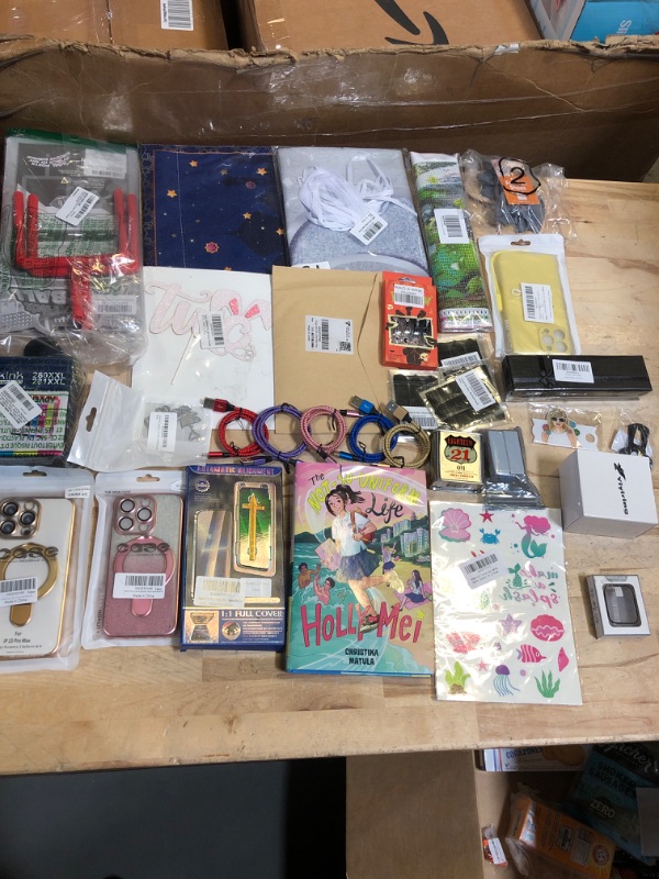 Photo 1 of 25 PCS MISC. ITEMS BAG LOT - SOLD AS IS