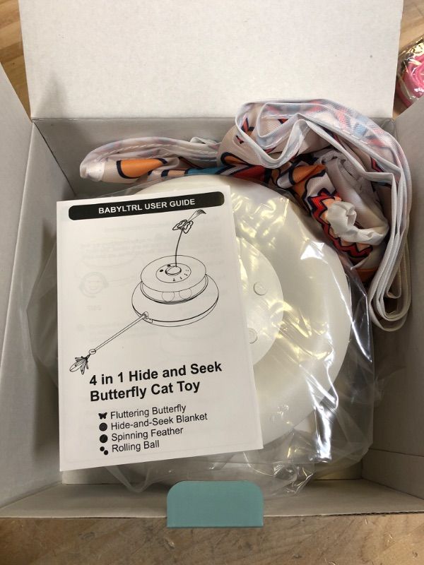 Photo 1 of 4 IN 1 HIDE AND SEEK BUTTERFLY CAT TOY