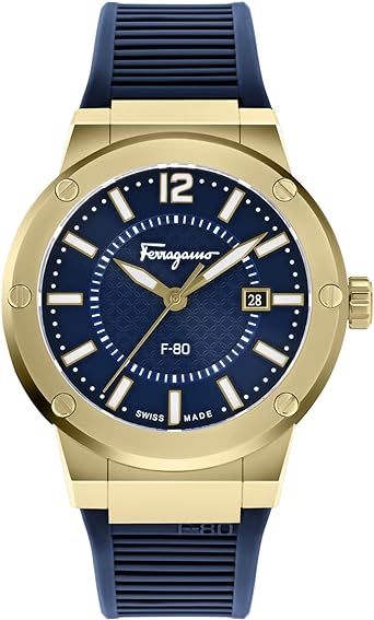 Photo 1 of Ferragamo Mens Swiss Made Watch F-80 Collection
