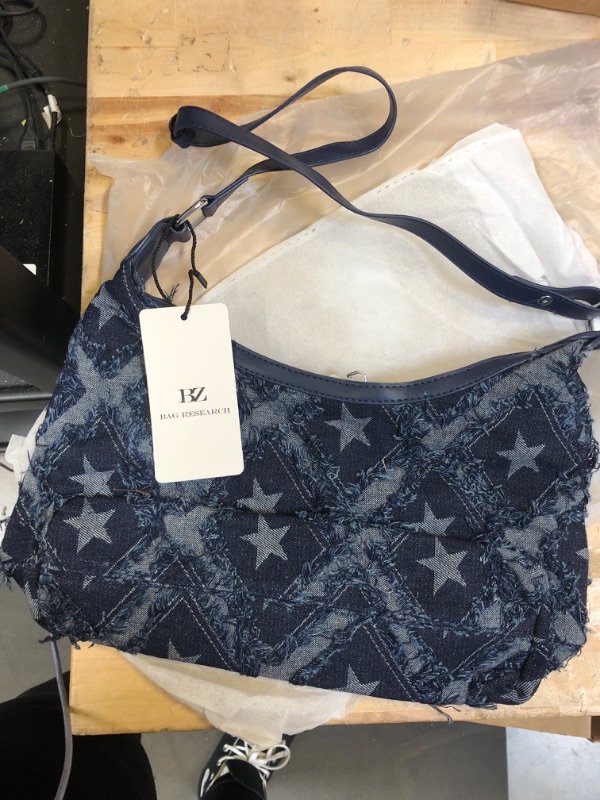 Photo 1 of DENIM STAR SHOULDER PURSE 