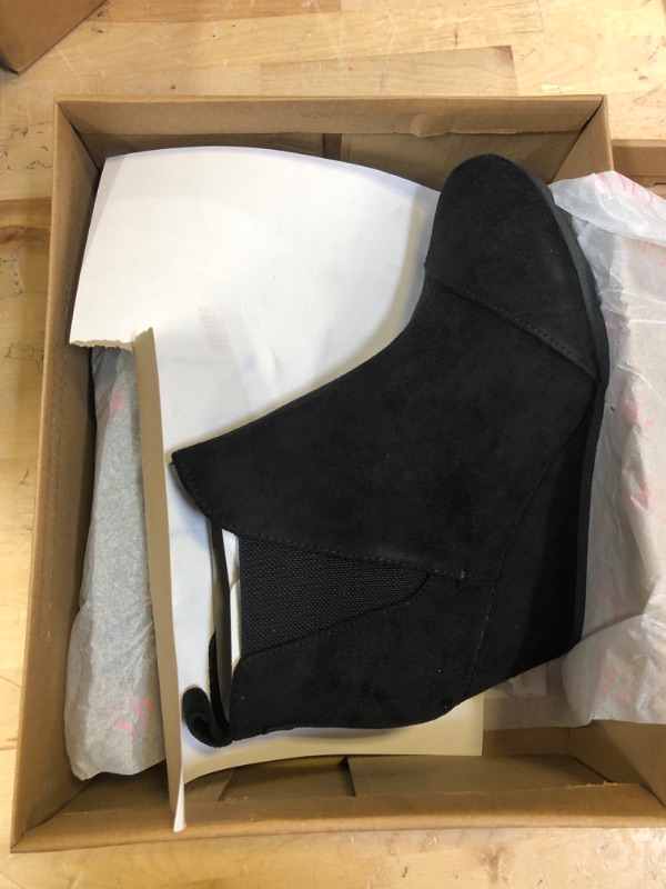 Photo 3 of Dunes Women's Zoey Wedge Bootie +Wide Width Available 8.5 Black