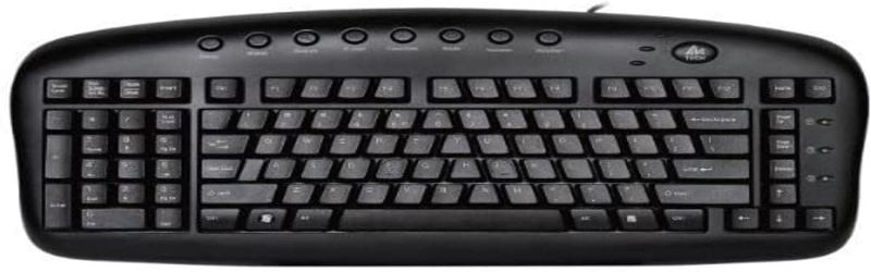Photo 1 of Ergonomic Left Handed Keyboard for Business/Accounting - 8 Multimedia Hotkeys - Eliminates RSI and Carpal Tunnel - Patented Natural_A Keycaps to Reduce Back and Shoulder Strain to Improve Posture