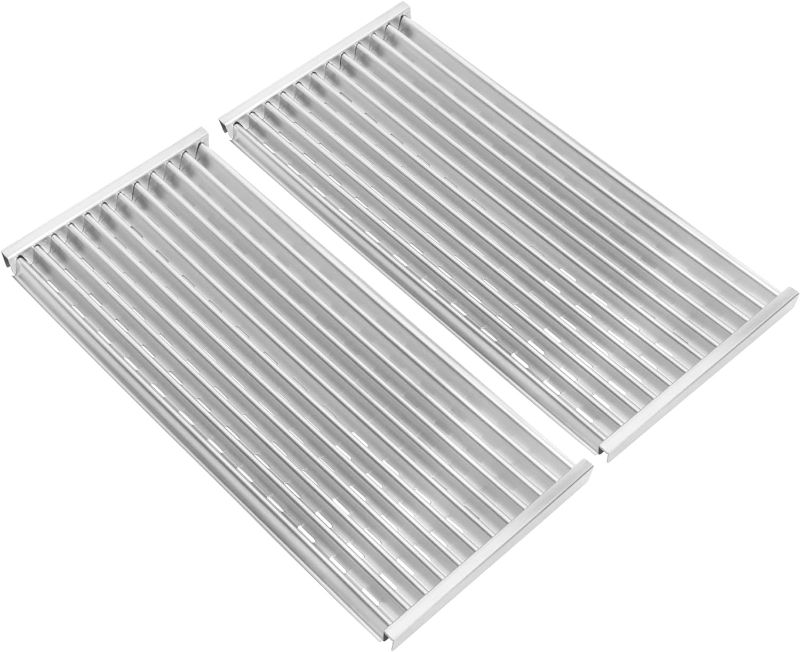 Photo 1 of WEBROIL Grill Emitter Plate for CharBroil Performance TRU-Infrared/Amplifire 2 Burner 463633316 463655621,Cooking Grates Replacement for Charbroil G327-1100-W1,2 Pack,Stainless Steel