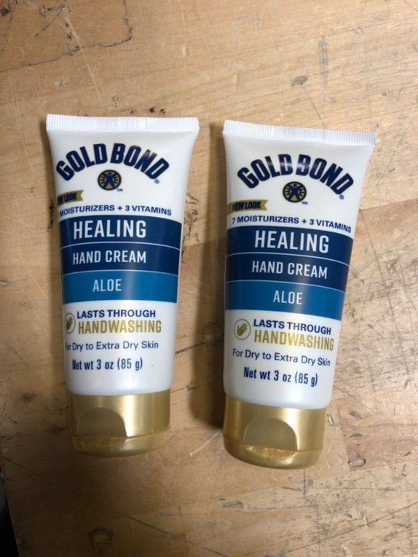 Photo 2 of 2 PCK Gold Bond Healing Hand Cream, 3 oz., With Aloe, Moisture That Lasts Through Handwashing
