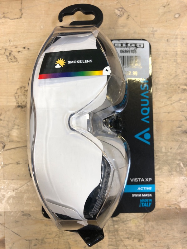 Photo 2 of Aquasphere Vista XP Unisex Adult Swim Mask One Size Transparent/Black - Smoke Lens (2023)