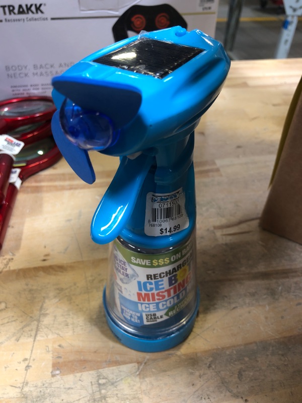 Photo 1 of Blazing LEDz Ice Bottle Misting Fan Plastic 1 pk