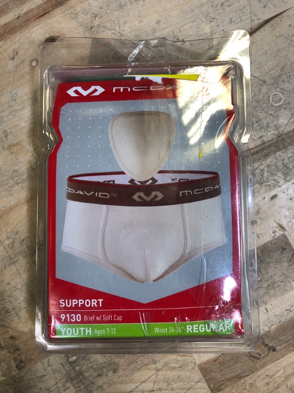 Photo 2 of McDavid Classic Youth Brief with Soft Foam Cup Size Regular