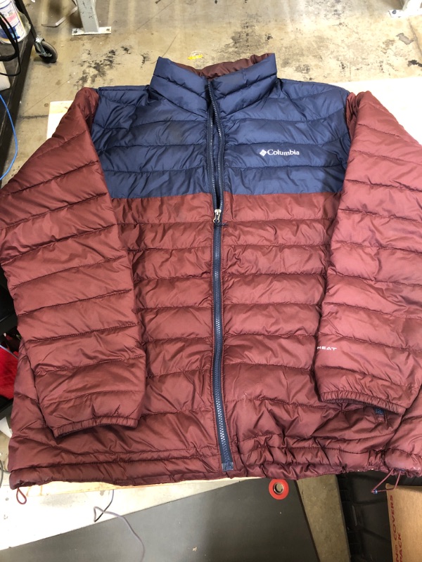 Photo 1 of COLUMBIA RED AND BLUE JACKET SIZE XXL 