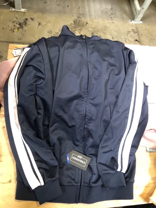 Photo 1 of FIT ESSENTIALS TRACK JACKET - BLUE, XL