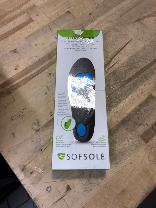 Photo 2 of Sof Sole Ultra Work Insoles All-Day Support and Cushioning for Boots and Shoes Men's 7-13