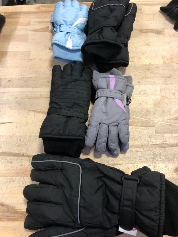 Photo 1 of MISC WINTER GLOVES (STYLE AND SIZE VARY)