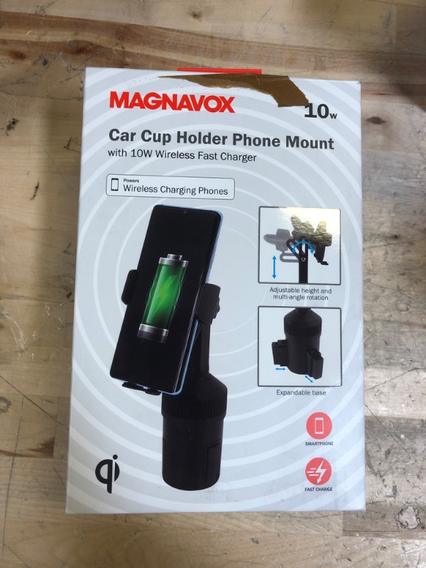 Photo 2 of Magnavox Car Cup Holder Phone Mount
