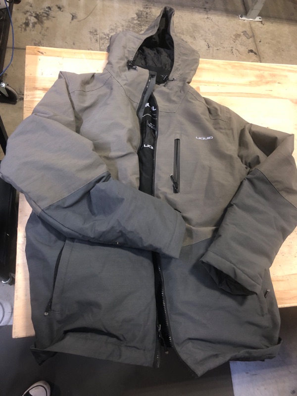 Photo 1 of LIQUID MENS JACKET GREY MEDIUM