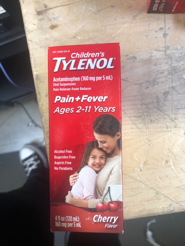 Photo 2 of Tylenol Children's Oral Suspension Medicine with Acetaminophen, Cherry, 4 Fl Oz
 EXP 09/2025