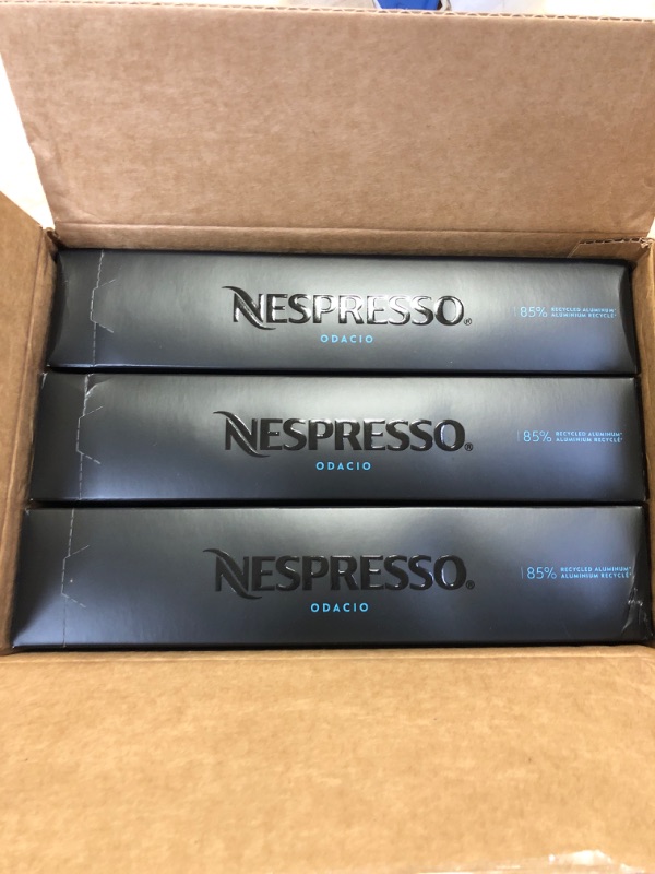 Photo 2 of Nespresso Capsules VertuoLine, Odacio, Dark Roast Coffee, 30 Count Coffee Pods, Brews 7.77 Ounce 10 Count (Pack of 3) Odacio Coffee EXP 10/31/2024